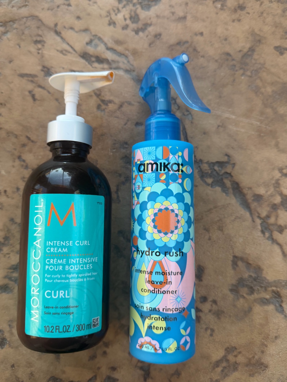 amika Hydro Rush Intense Moisture Leave-In Conditioner - Moroccan intense curl